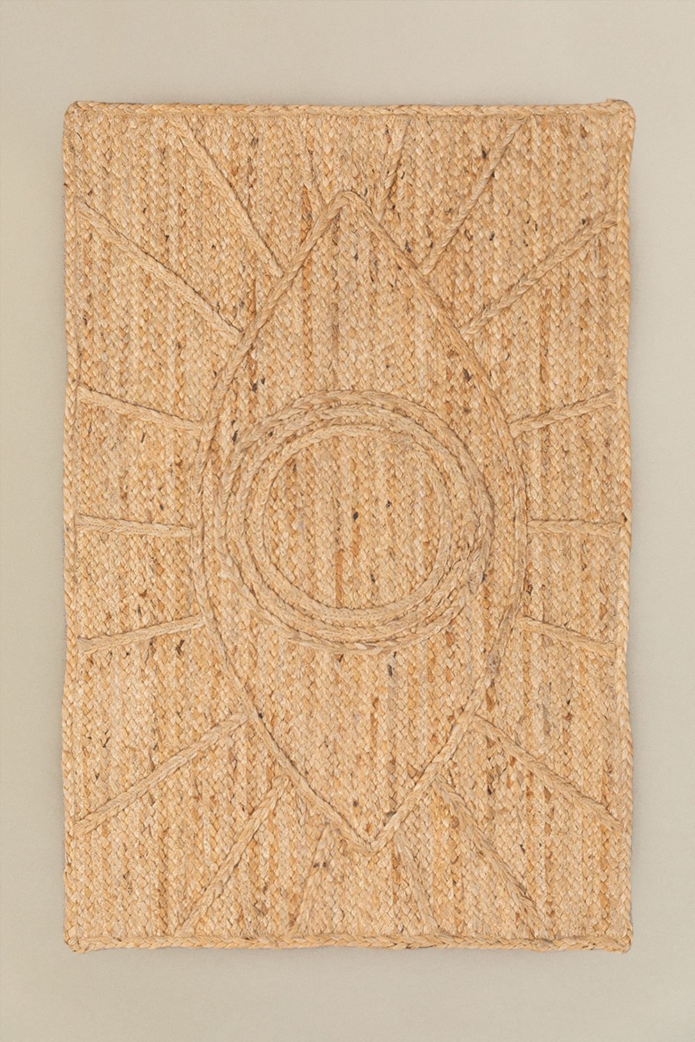 XL Fußmatte aus geflochtener Jute (90x60 cm) Elaine, Galeriebild 1