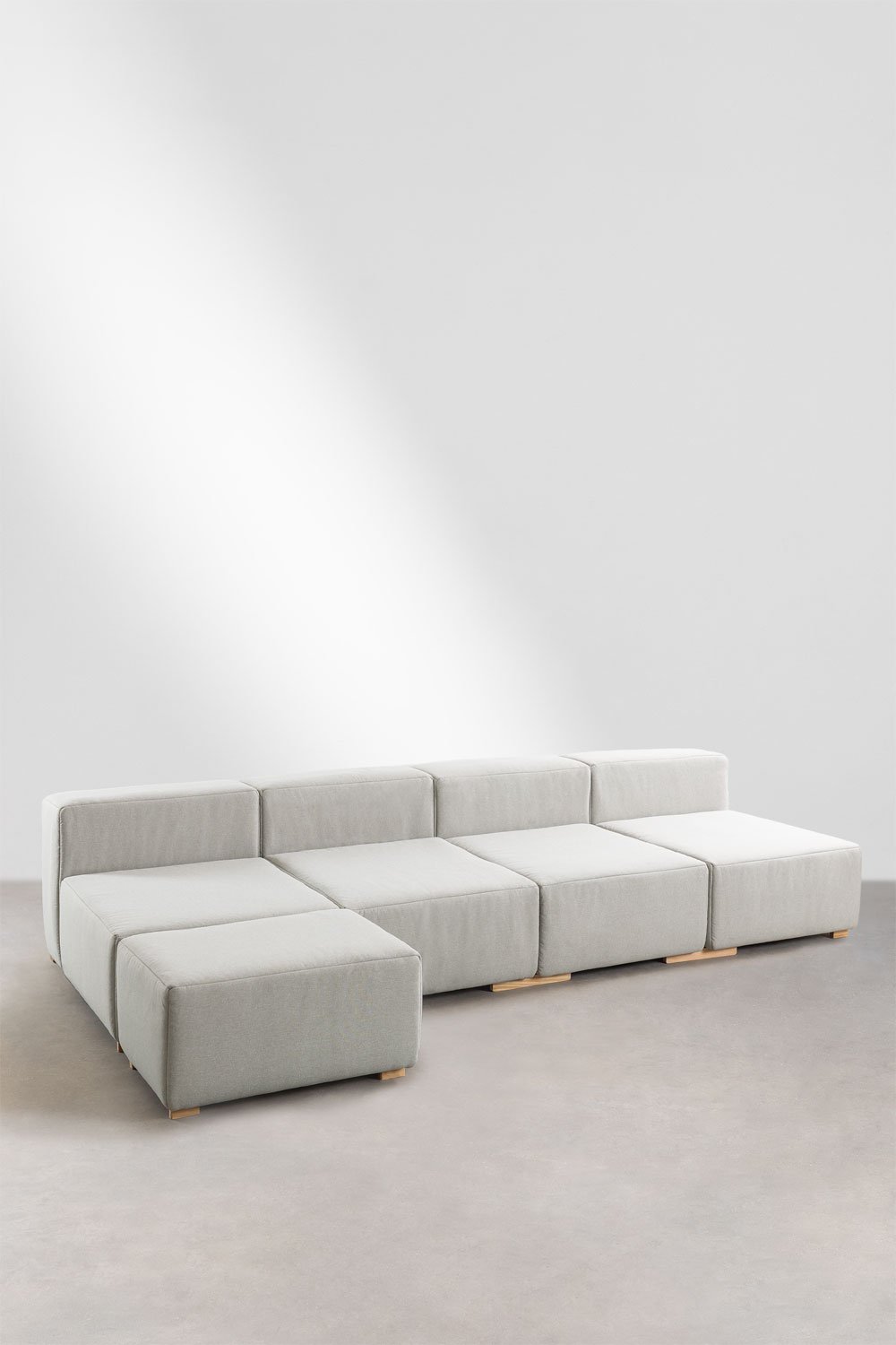 5-Teiliges Modulares Sofa mit Chaise Longue Robert, Galeriebild 1