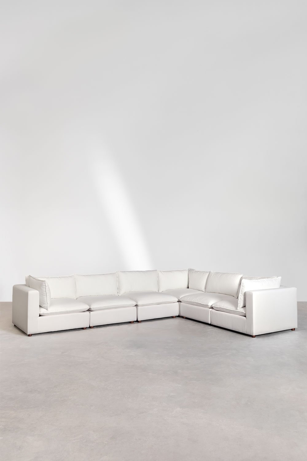 6-teilige modulare Ecksofa Estefan Style, Galeriebild 1