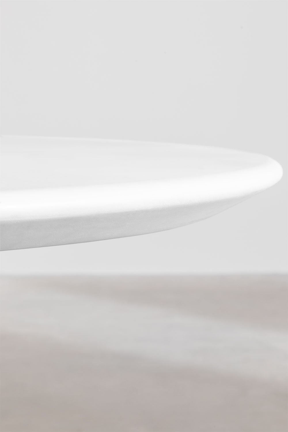 Runder Esstisch Ø120 cm in Zement Noemi, Galeriebild 4