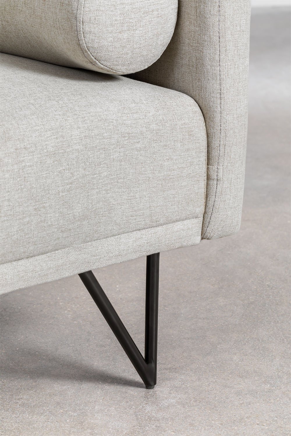 3-Sitzer-Liegesofa aus Jehrd-Stoff, Galeriebild 9