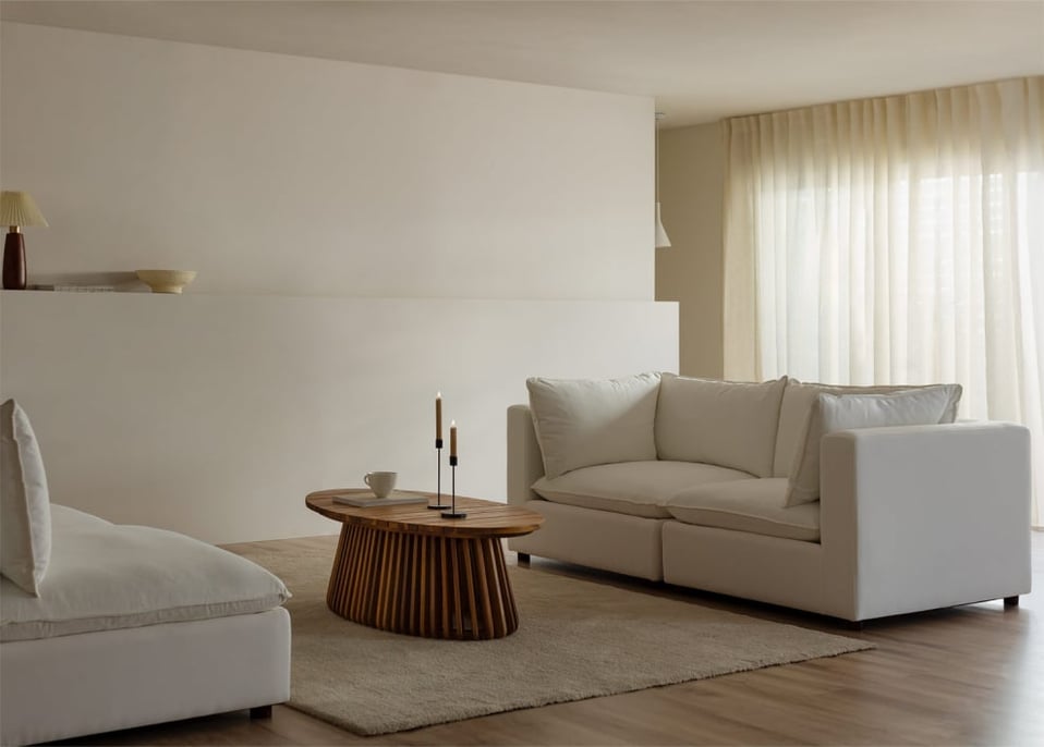 Estefan Style 2-teiliges modulares Sofa