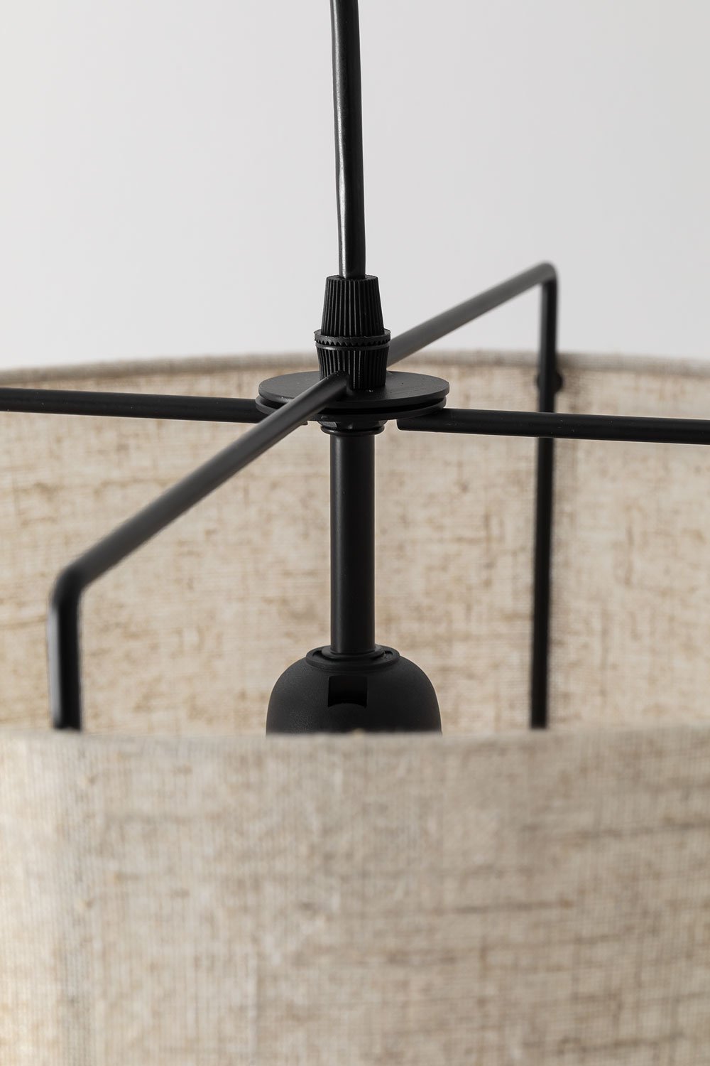 Hängende Deckenlampe aus Leinen Alfie, Galeriebild 5