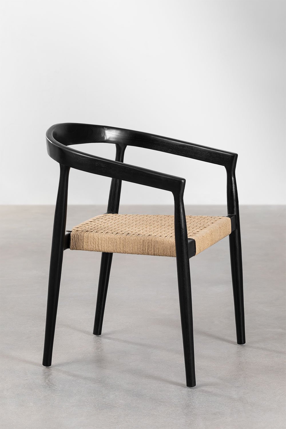 Packung mit 4 Esszimmerstühlen aus Teakholz, Visby Design, Galeriebild 4