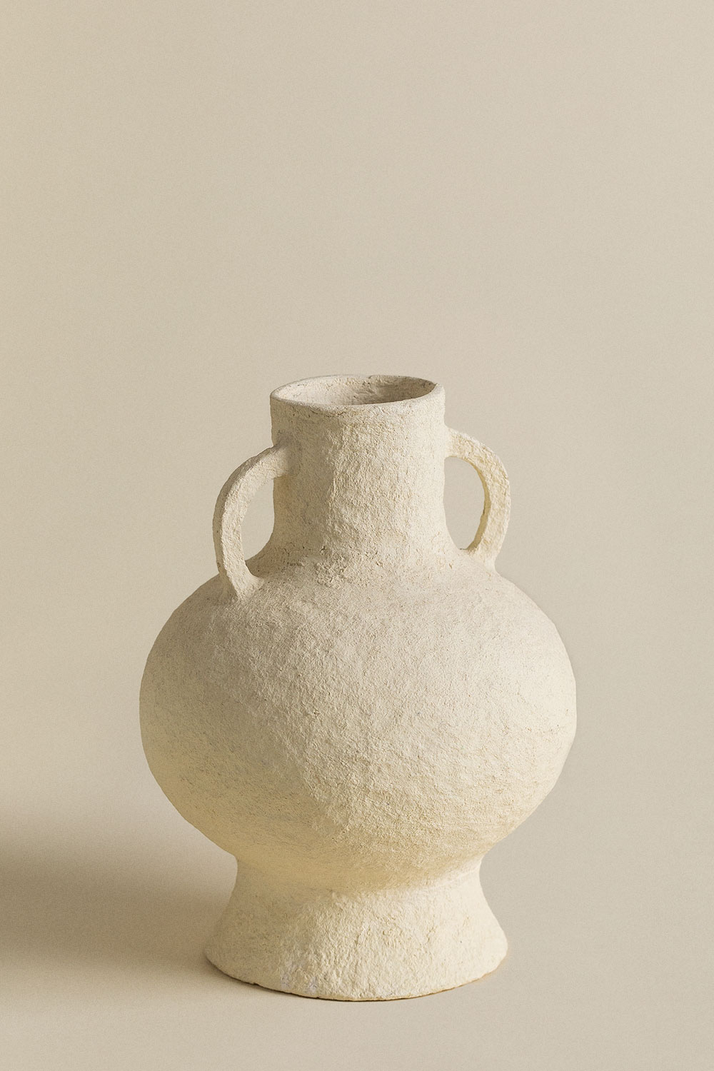 Santa Barbara Design Studio Vase Aus Pappmaché – Handgefertigt, Natur, Perfekt Für Getrocknete Blumen