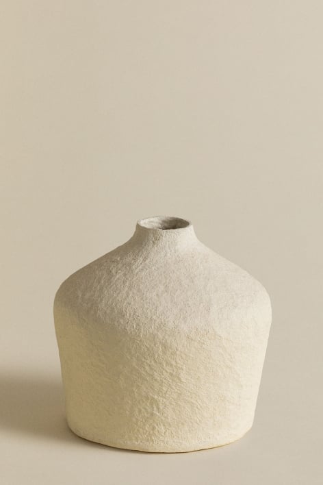 Handgefertigte dekorative Vase aus Papiermaché von Brimsley