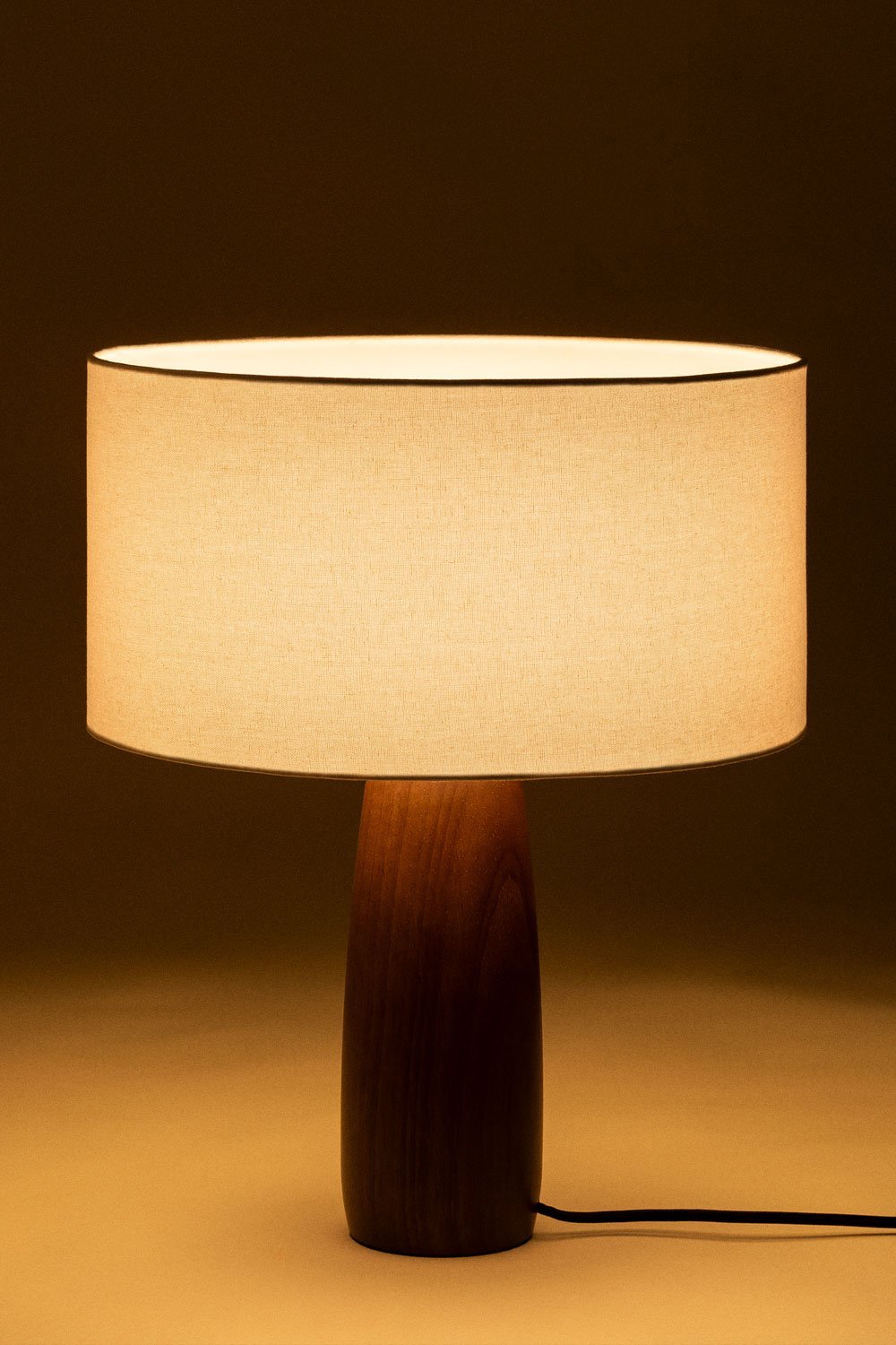 Caitlin Tischlampe aus Holz, Galeriebild 4