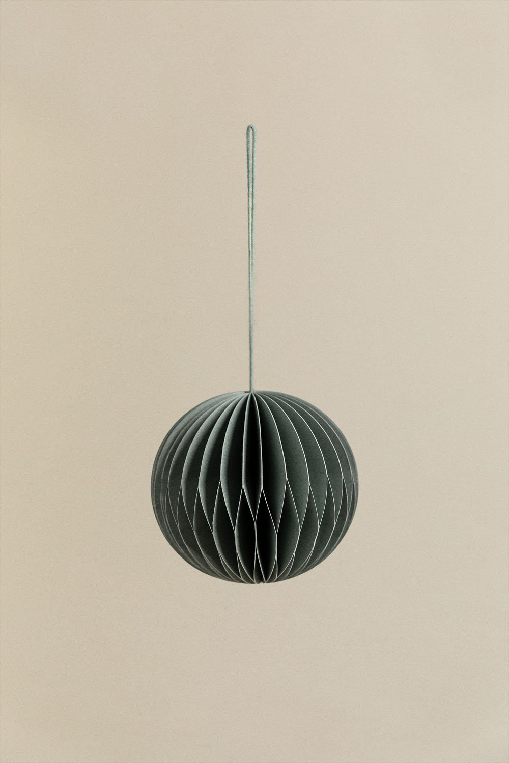 Pack mit 6 Weihnachtskugeln aus Wabenpapier Elsa, Galeriebild 2