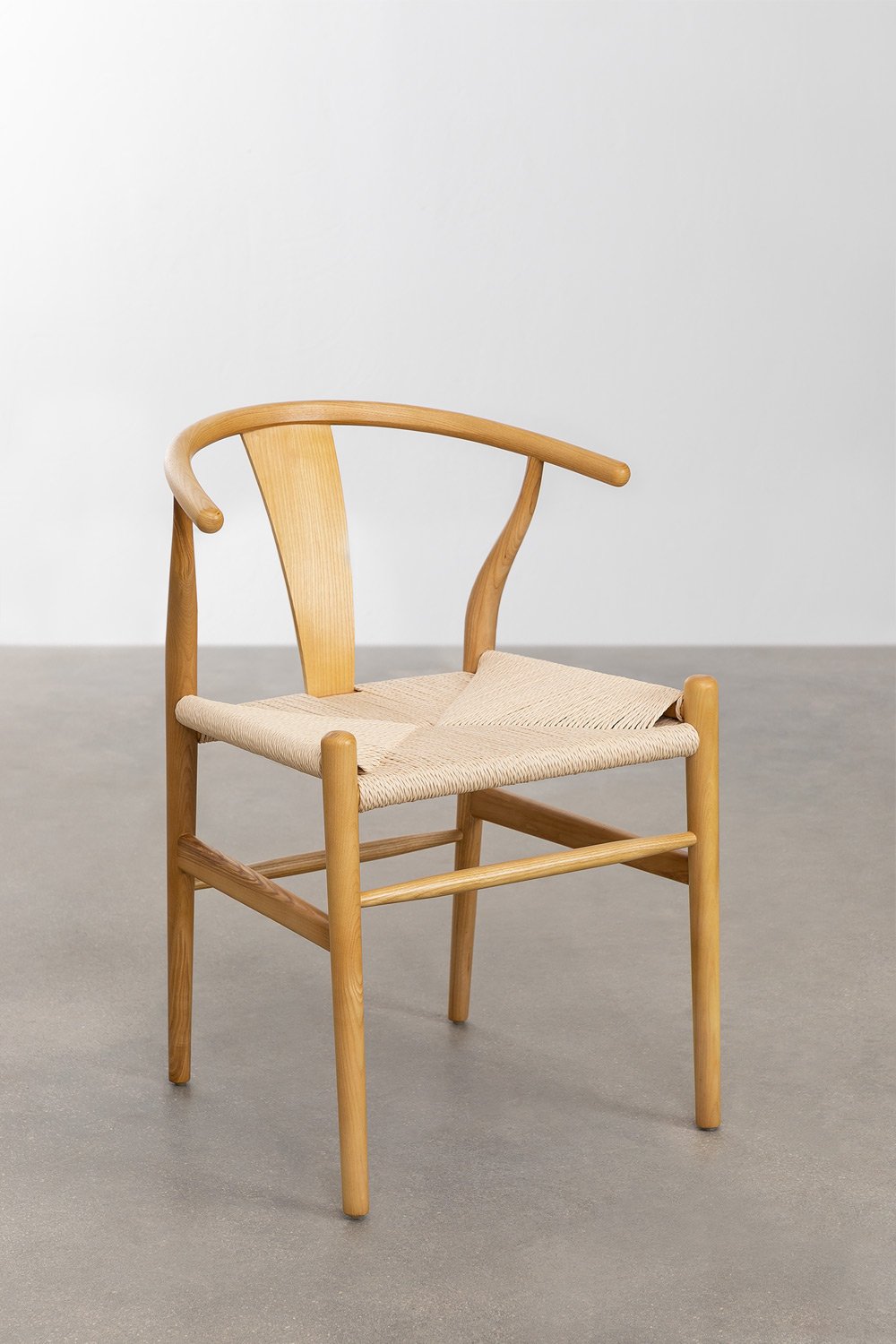 Ulmenholz Esszimmerstuhl Uish Edition, Galeriebild 3