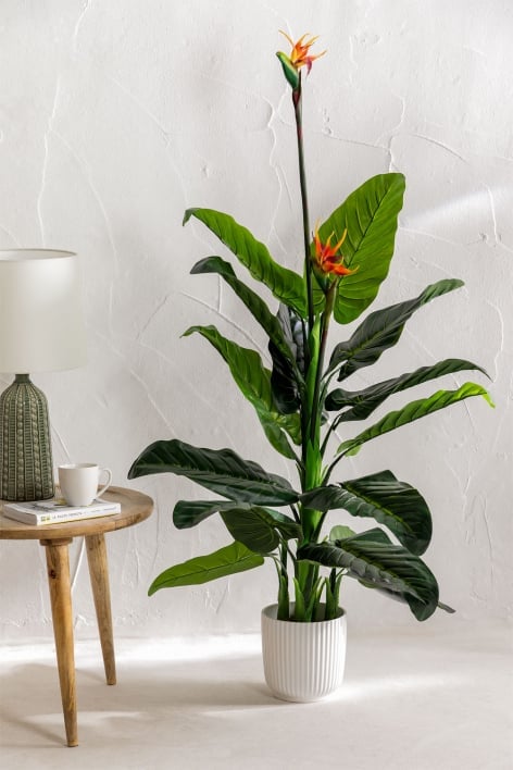 Dekorative Kunstpflanze Strelizie 150 cm
