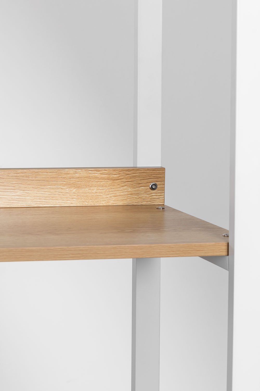 Offener Schrank mit Schubladen aus Stahl und Holz Ariaster, Galeriebild 6