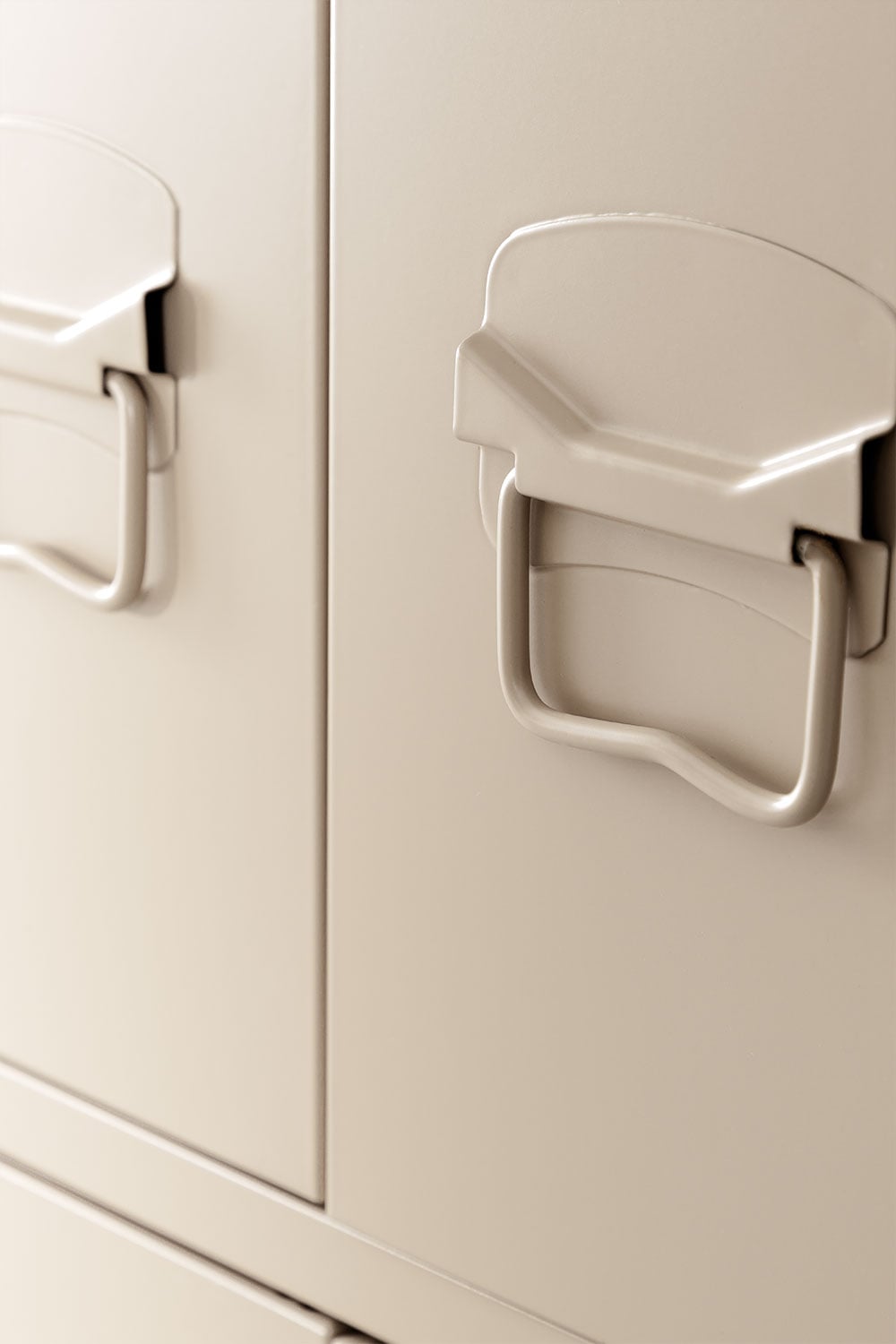 6-türiger Schrank mit Schubladen 80x40 cm aus Pohpli-Stahl, Galeriebild 3