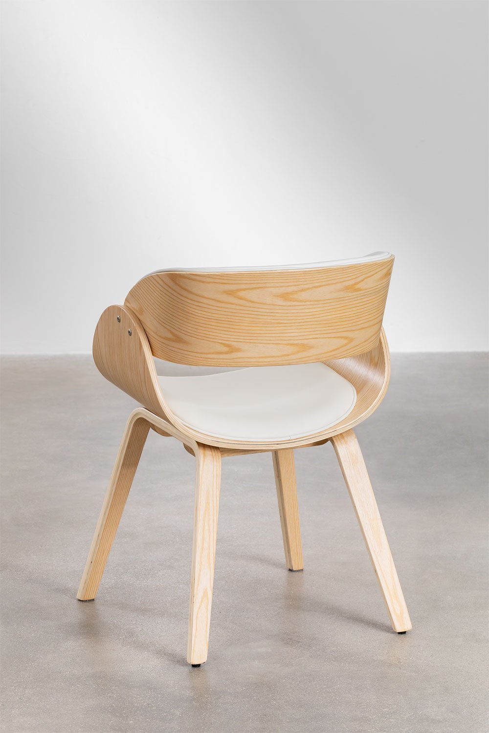 Esszimmerstuhl aus Holz und Kunstleder Lorete, Galeriebild 5