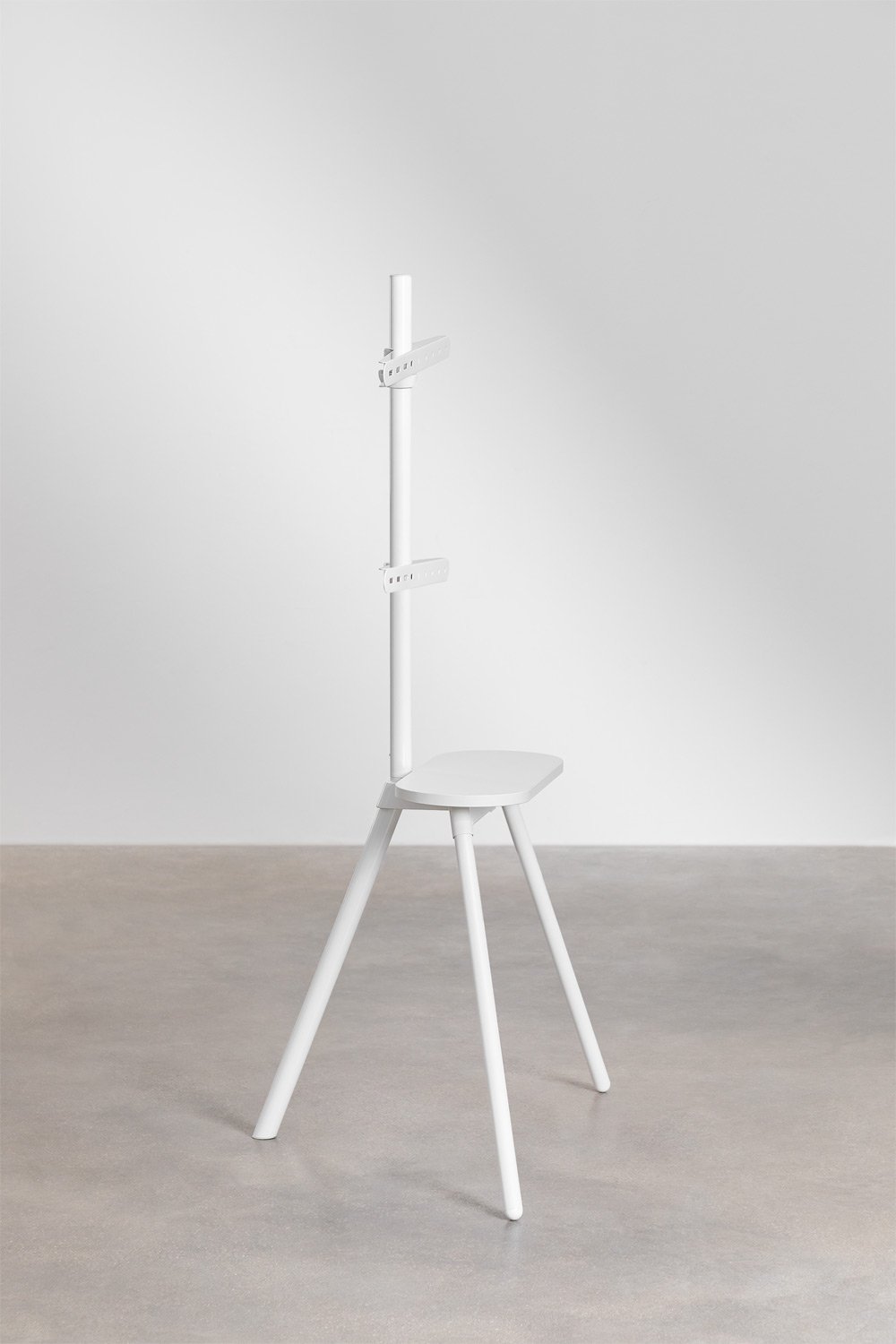 Stativ-Tragarm für TV aus Stahl und Holz Franzier, Galeriebild 4