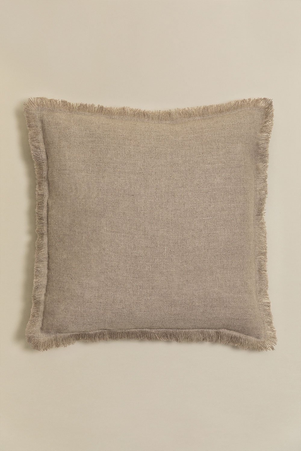 Quadratisches Kissen aus Baumwolle und Leinen (45 x 45 cm) Glenfern, Galeriebild 1