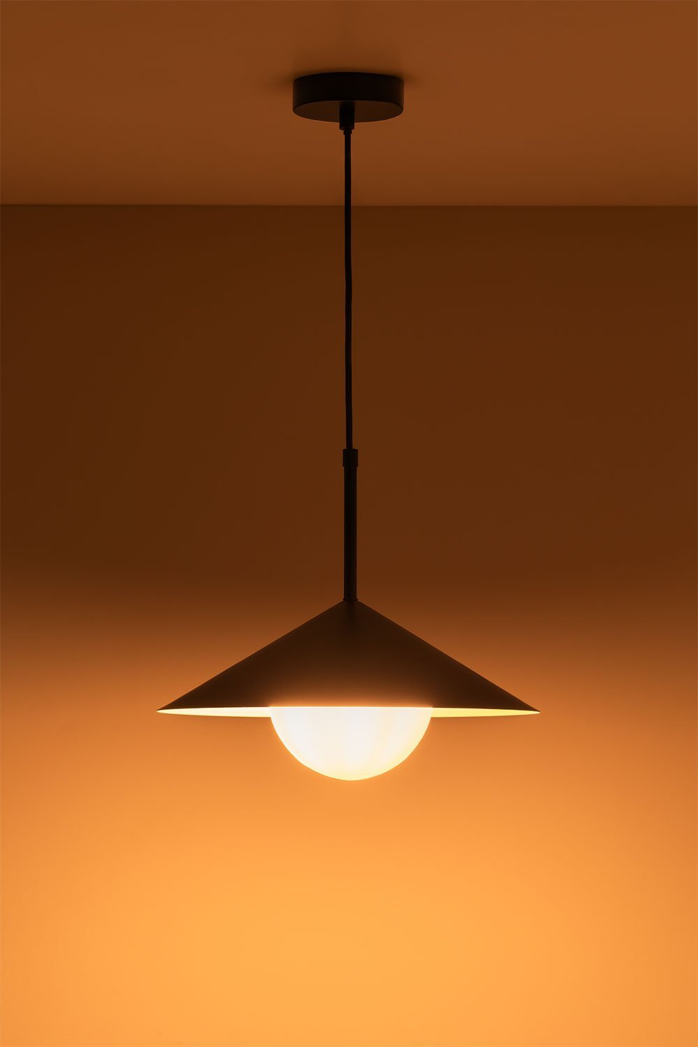 Bagioli Deckenlampe aus Eisen, Galeriebild 2