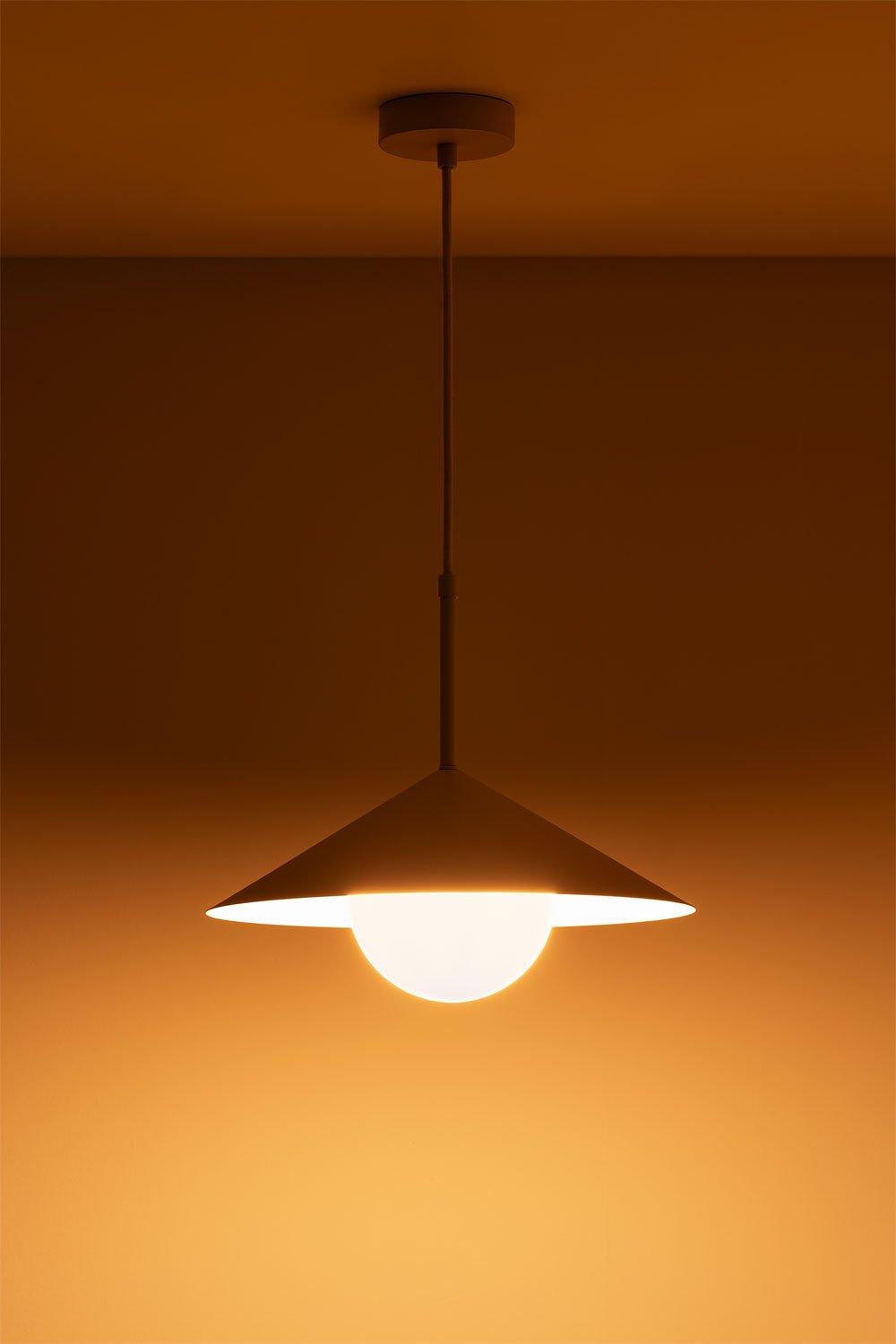 Bagioli Deckenlampe aus Eisen, Galeriebild 2