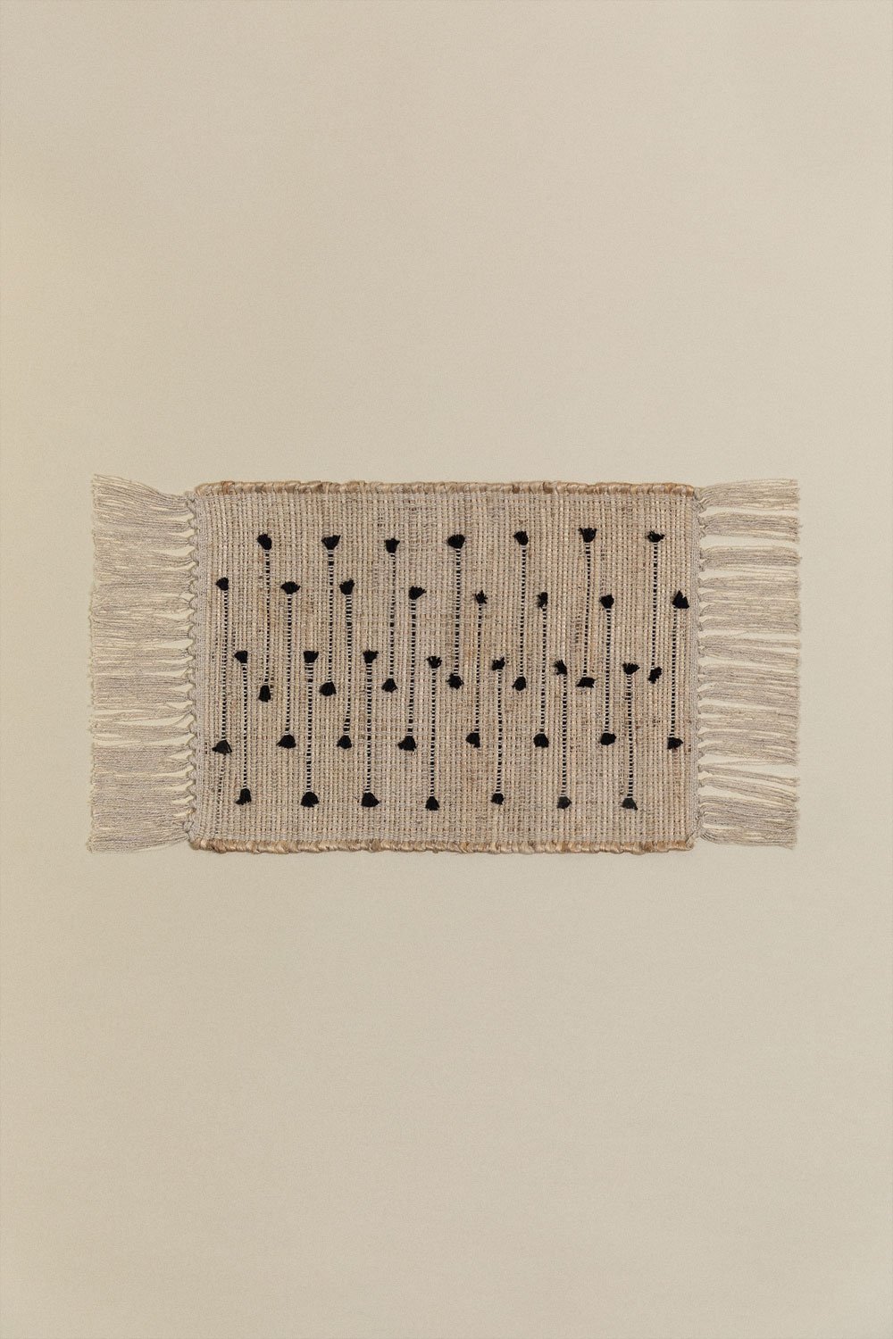 Gozlan-Tischset aus Baumwolle und Jute, Galeriebild 1