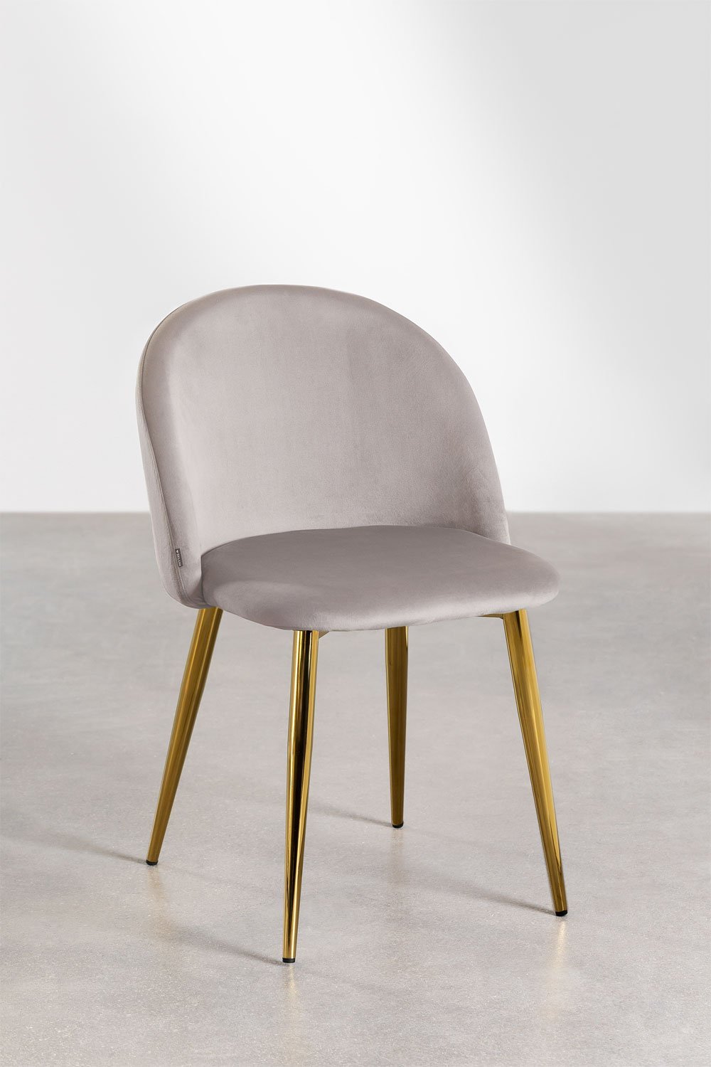 4er Set Esszimmerstühle aus Samt Kana , Galeriebild 1