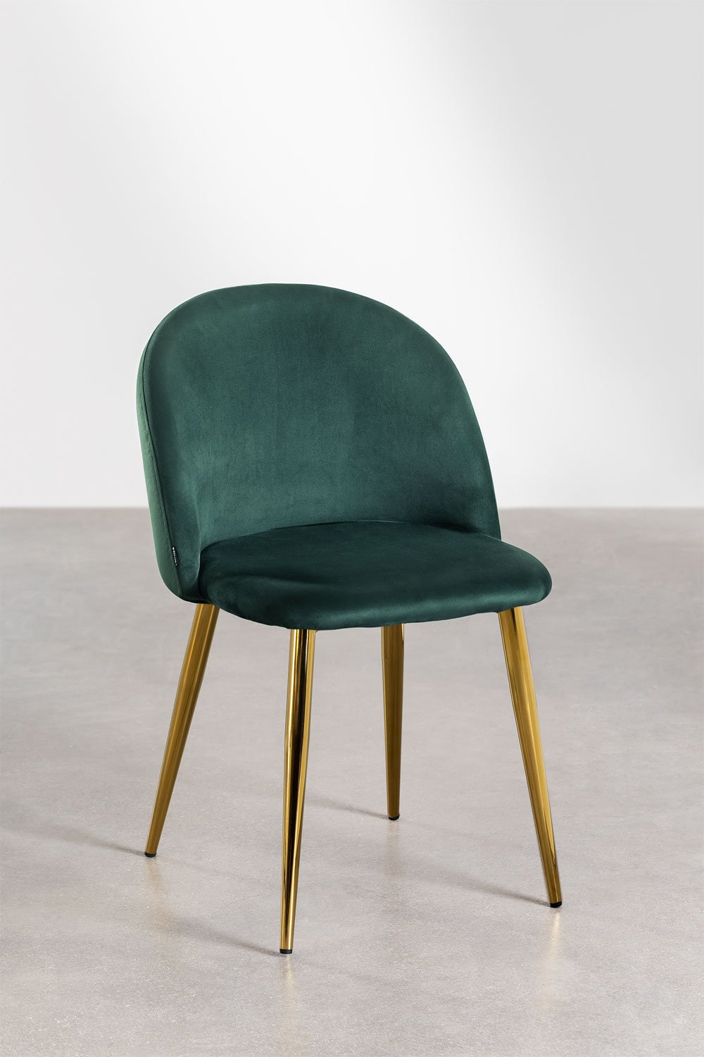 4er Set Esszimmerstühle aus Samt Kana , Galeriebild 1