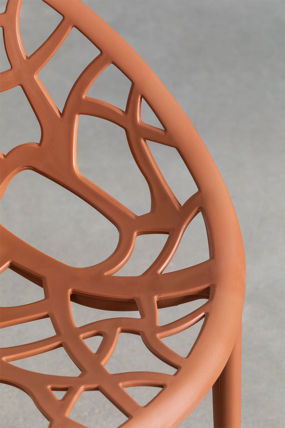 Set aus rundem Tisch Ø125 cm aus Aluminium Valerie und 6 Gartenstühlen Ores, Galeriebild 9