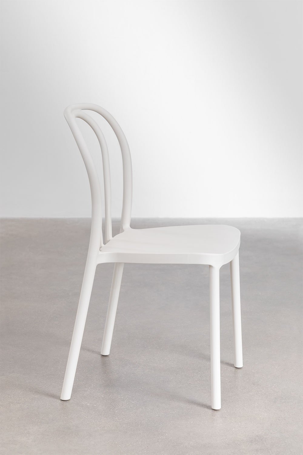 Set aus quadratischem Tisch 70 x 70 cm und 4 Gartenstühlen Mizzi, Galeriebild 6