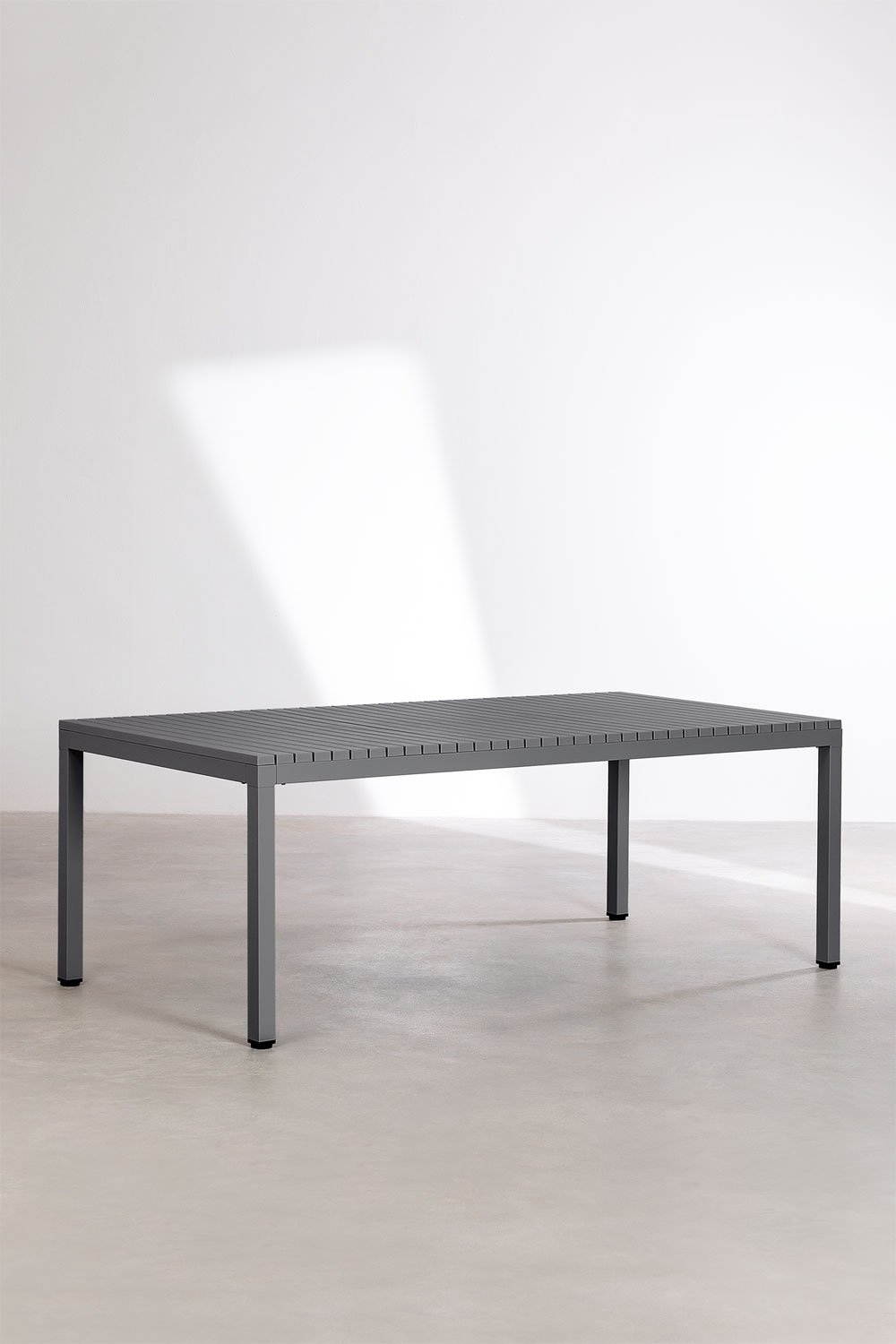 Rechteckiger Gartentisch aus Aluminium (210x100 cm) Marti, Galeriebild 1