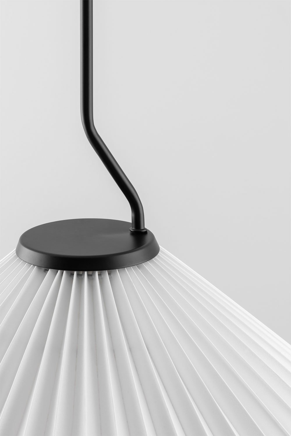 Deckenlampe aus Metall und Stoff Suellen, Galeriebild 5