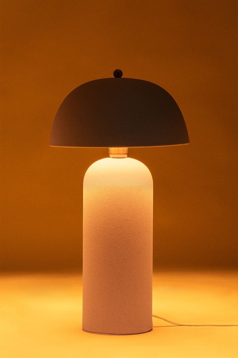 Odete Tischlampe aus Steingut, Galeriebild 3