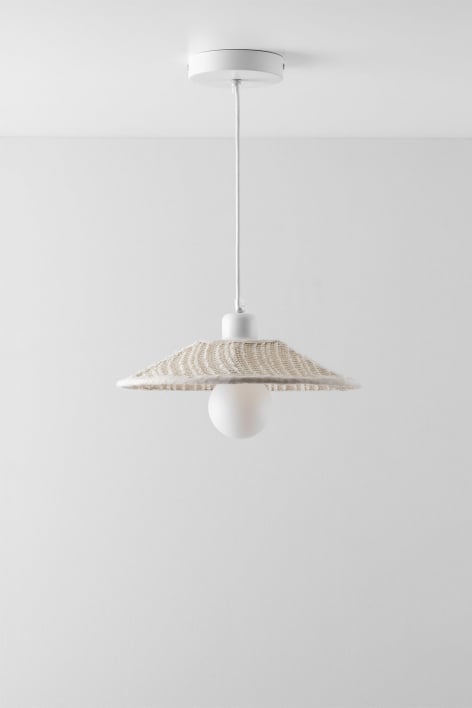 Massina Deckenlampe aus Leinen