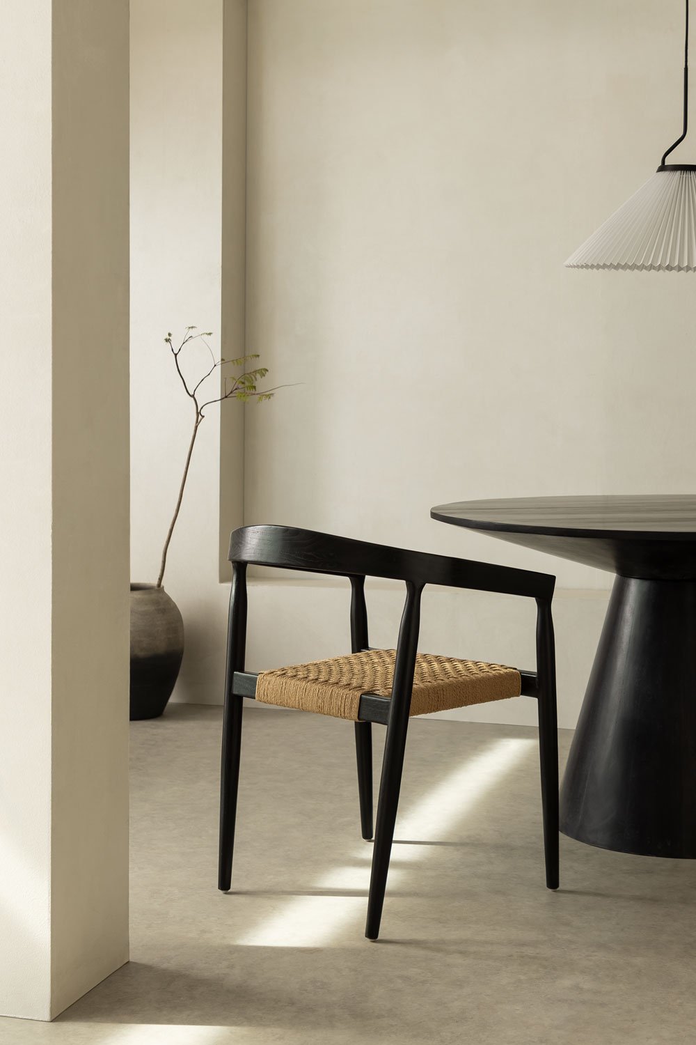 Packung mit 2 Esszimmerstühlen aus Teakholz, Visby Design, Galeriebild 1