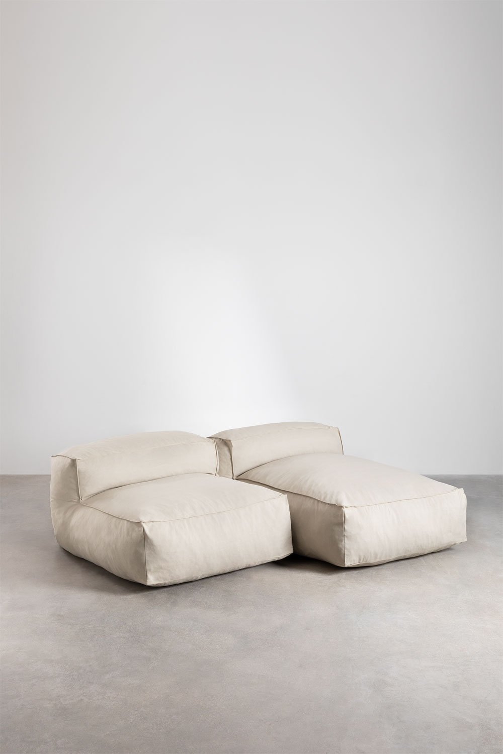 2-teiliges modulares Chaiselongue-Sofa für Garten-Dojans   , Galeriebild 2