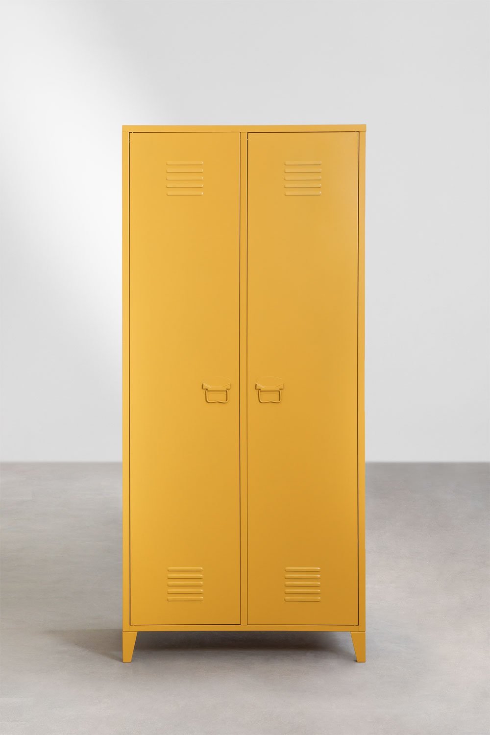 Zweitüriger Schließfachschrank aus Pohpli-Stahl   , Galeriebild 3