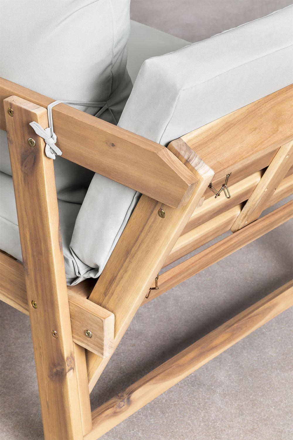 3-Sitzer-Gartensofa verstellbar aus Akazienholz Guille, Galeriebild 7