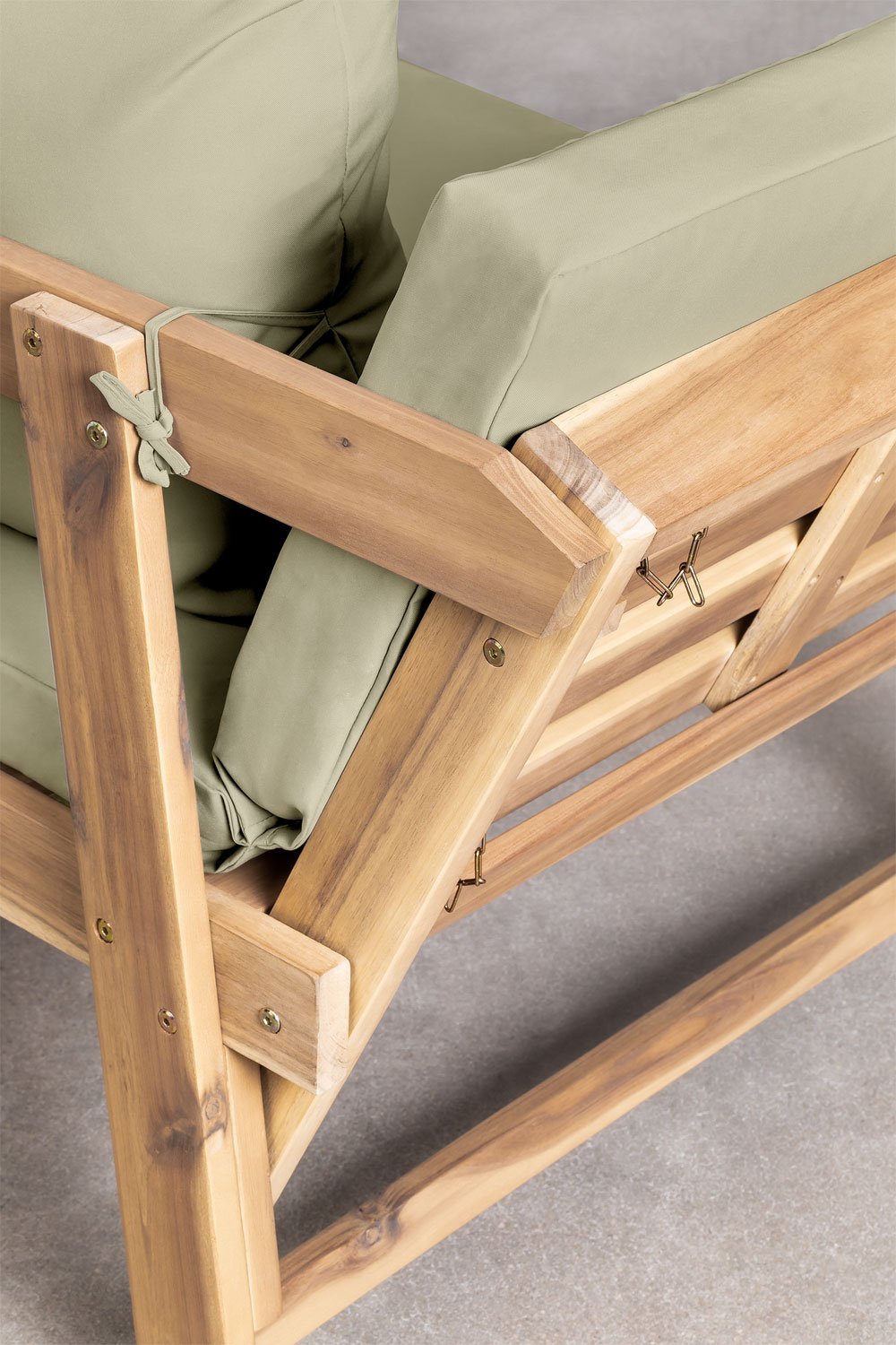 3-Sitzer-Gartensofa verstellbar aus Akazienholz Guille, Galeriebild 7