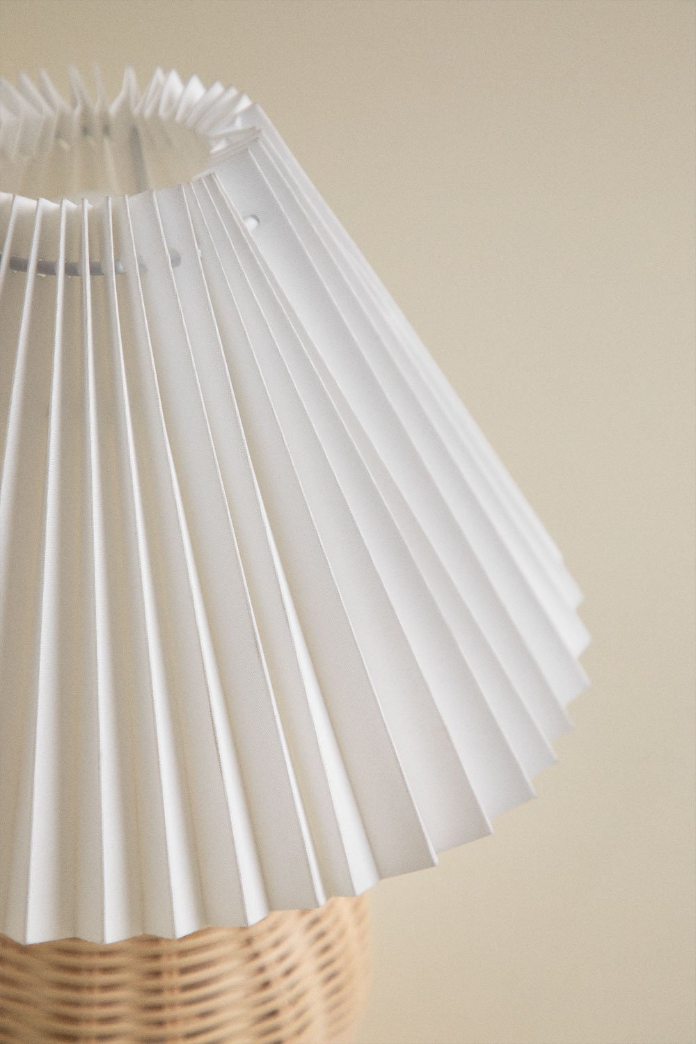 Rattan Tischlampe Oliag, Galeriebild 5