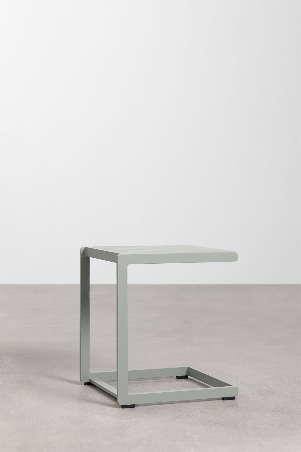 Quadratischer Gartentisch 40x40 cm aus Aluminium Dulem, Galeriebild 4