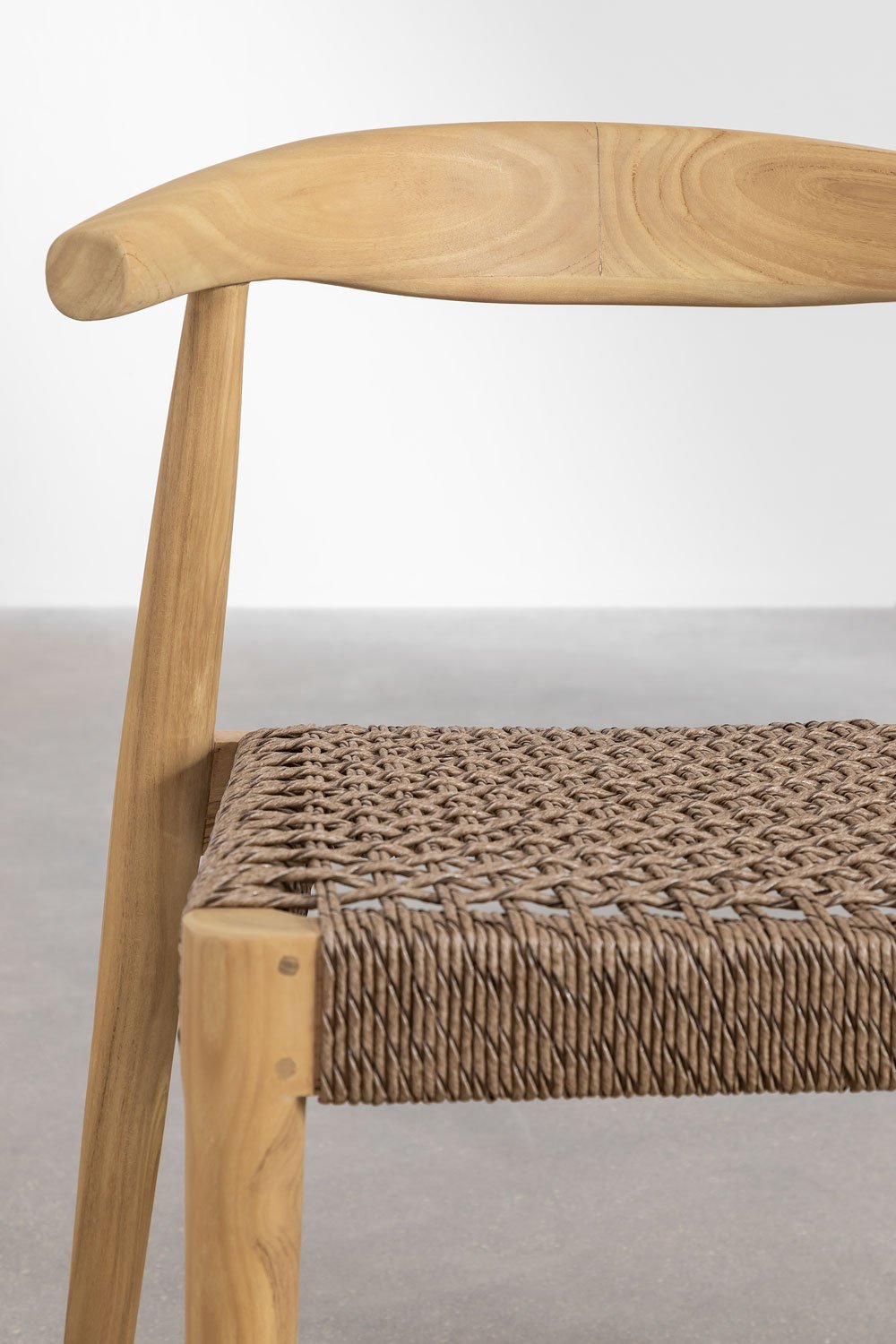 Packung mit 4 Celle-Esszimmerstühlen aus Teakholz       , Galeriebild 6