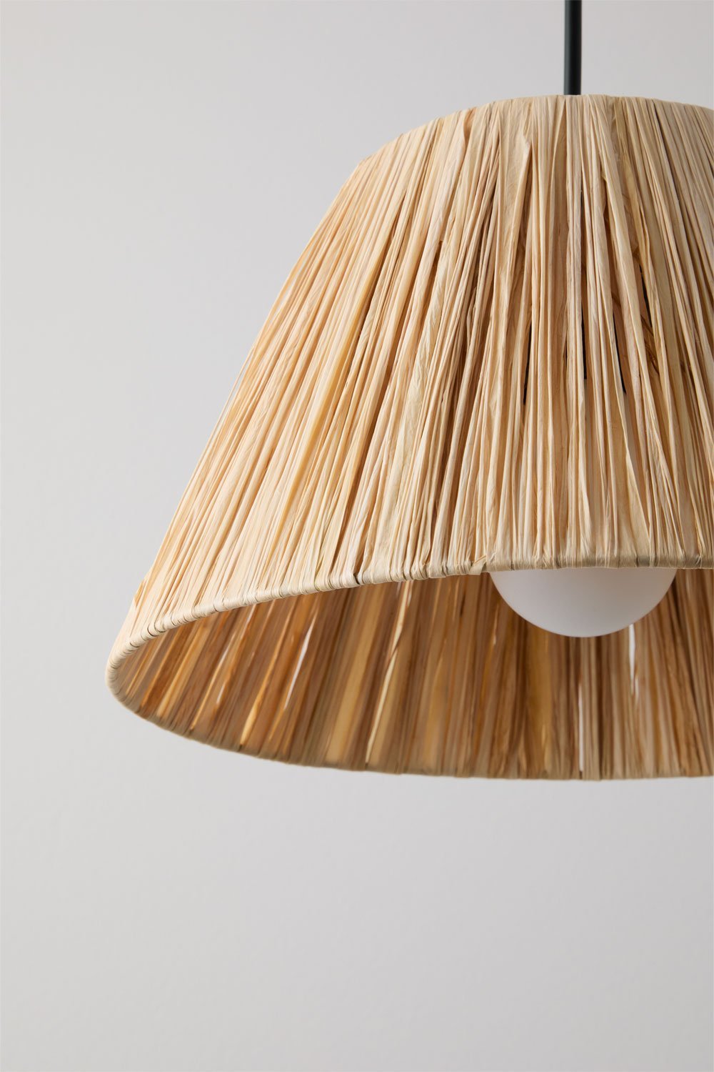 Aruel Raffia-Deckenleuchte, Galeriebild 4