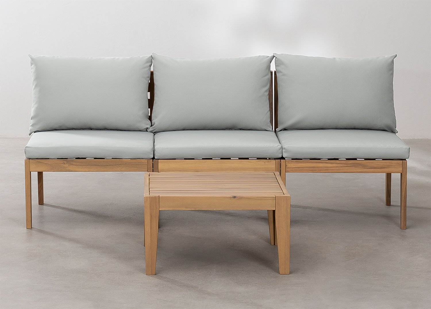 Gartenset mit dreiteiligem Modulsofa und Filips-Couchtisch              , Galeriebild 3