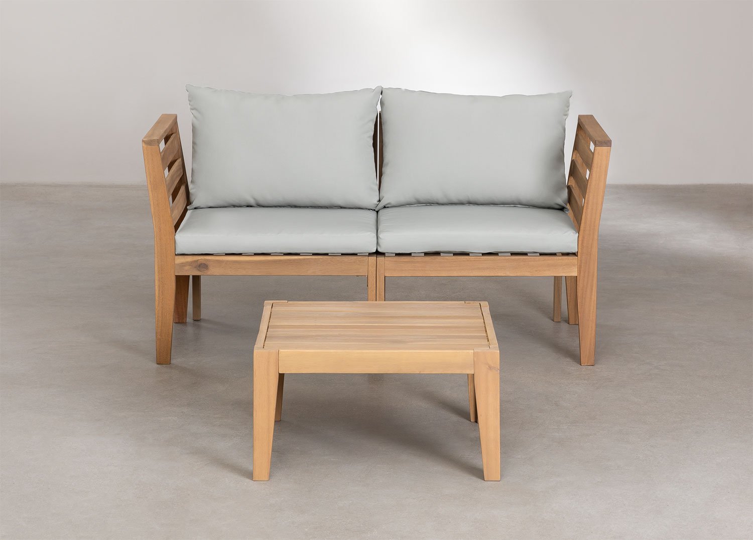 Filips 2-teiliges modulares Sofa-Set mit Armlehnen und Couchtisch                    , Galeriebild 3
