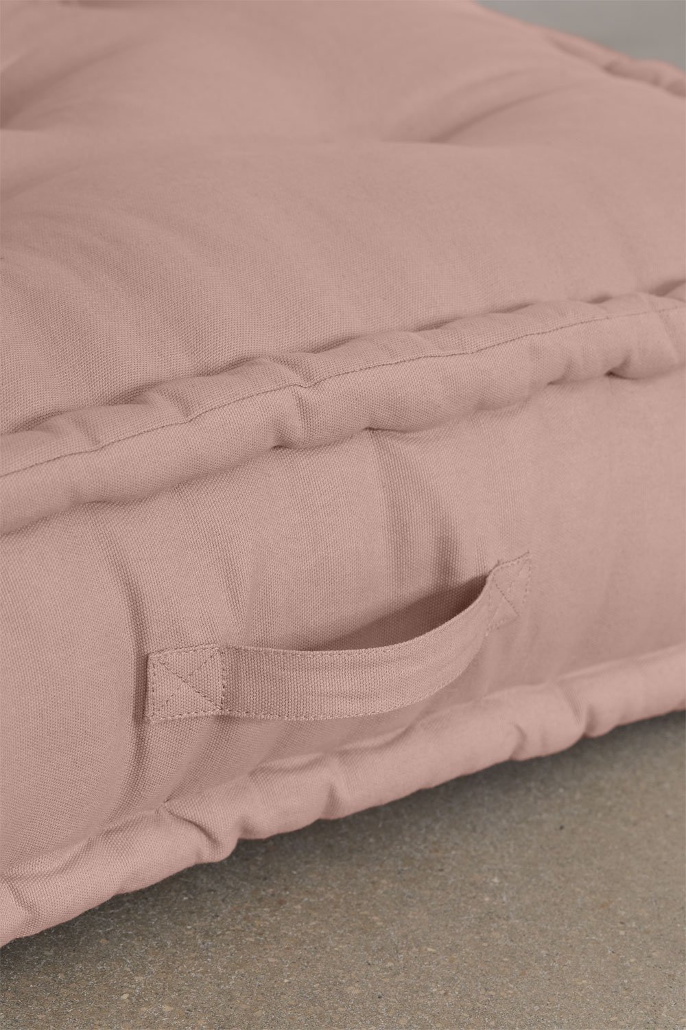 Bodenkissen für modulares Sofa aus Baumwolle Dhel, Galeriebild 5