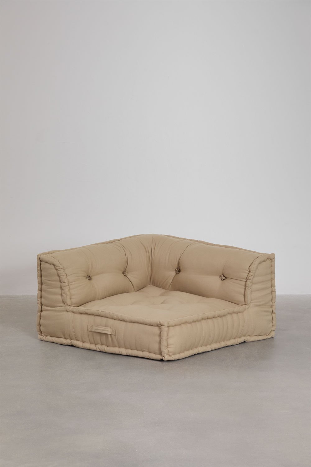 Eckelement für modulares Sofa aus Baumwolle Dhel, Galeriebild 2