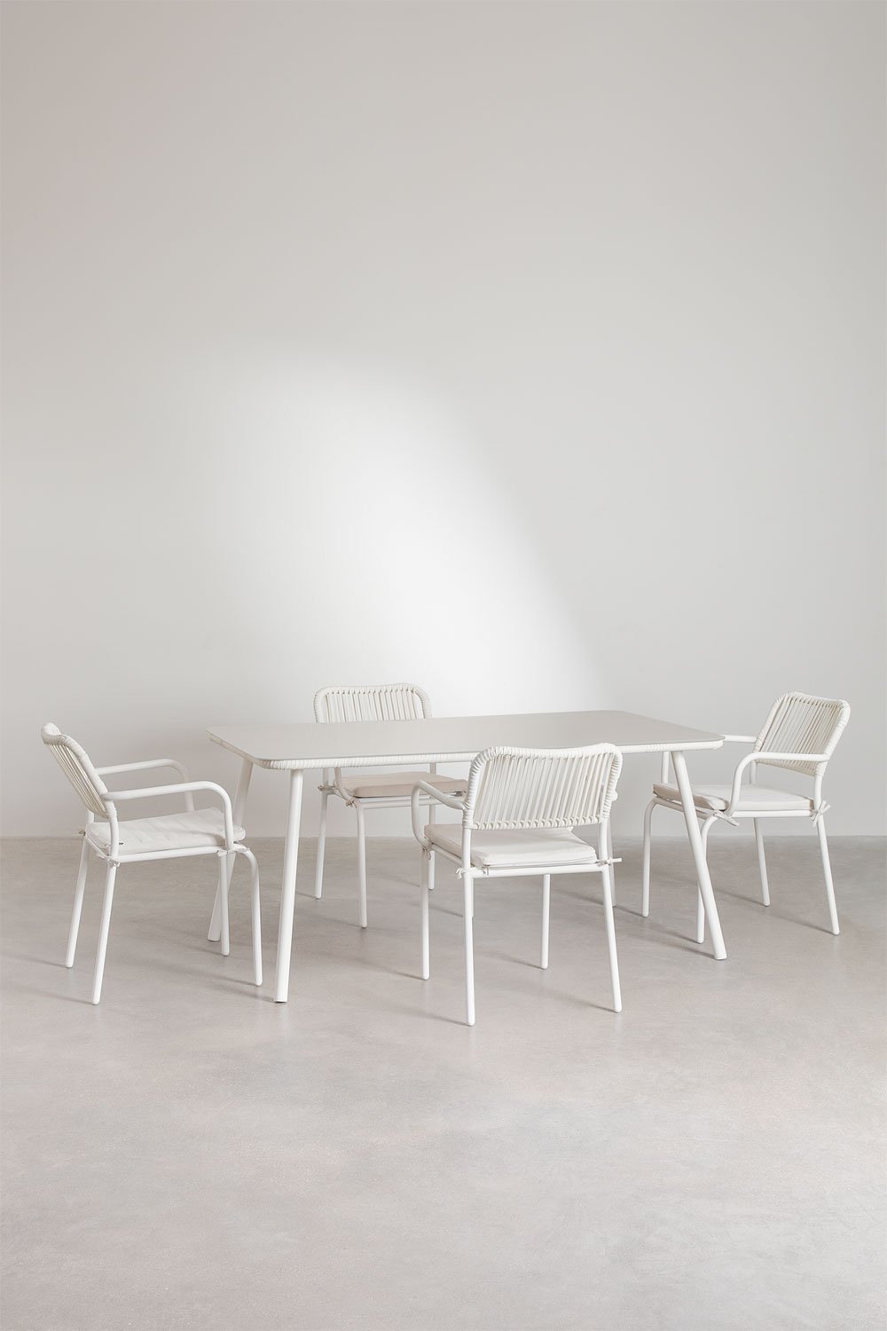 Arhiza-Set mit Esstisch und 4 Stühlen, Galeriebild 1