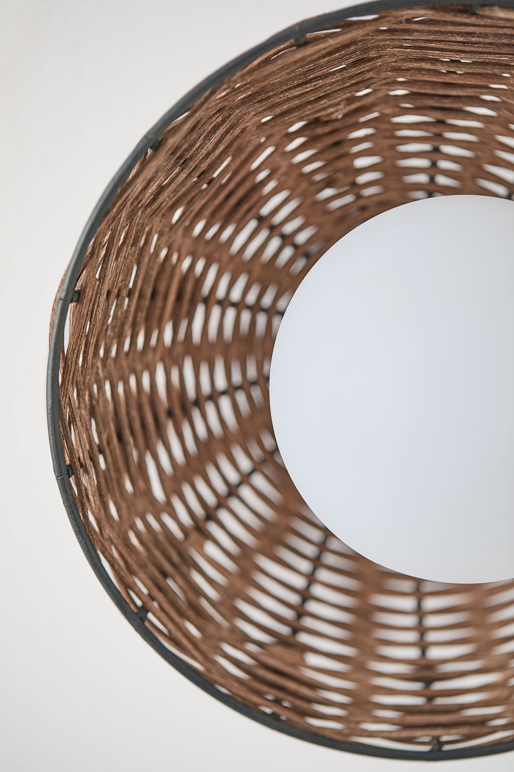 Rattan-Wandleuchte Lutyen, Galeriebild 5