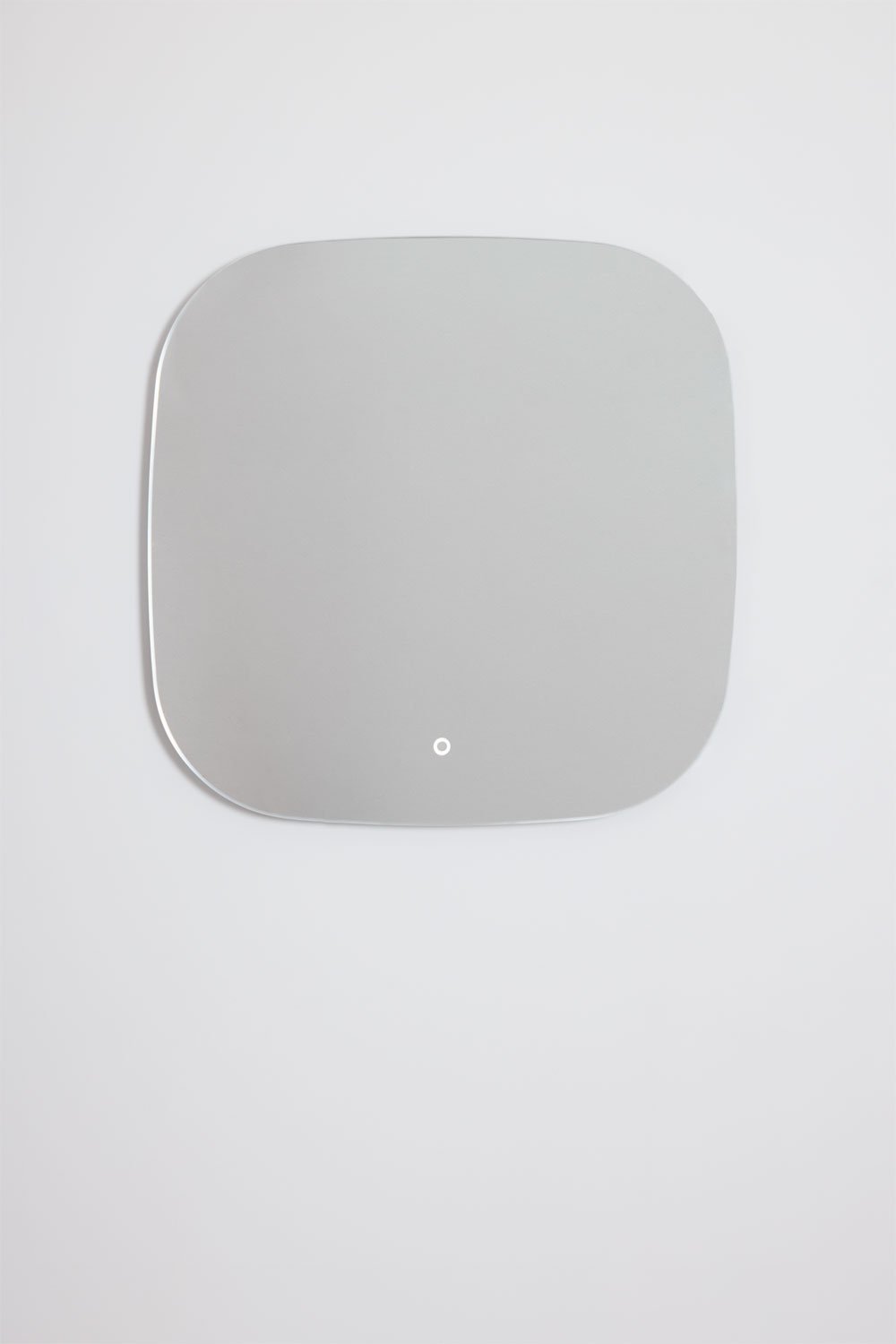 Quadratischer Badezimmerspiegel mit LED-Licht (75 x 75 cm) Tobie, Galeriebild 1