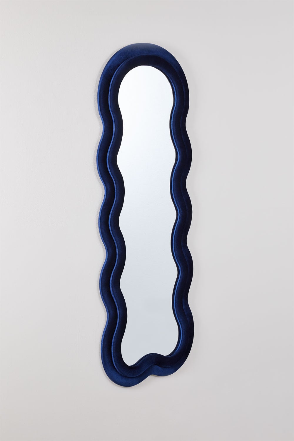 Unregelmäßiger Wandspiegel 60x160 cm gepolstert Evelyn, Galeriebild 3