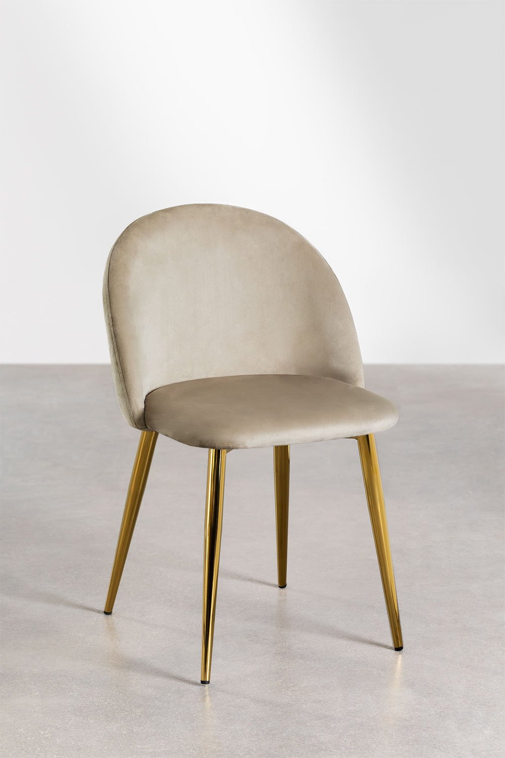 4er Set Esszimmerstühle aus Samt Kana , Galeriebild 2