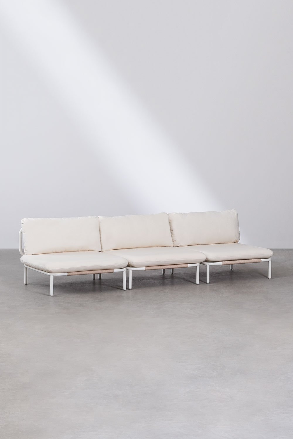 3-teiliges modulares Outdoor Sofa Roubly Style, Galeriebild 1