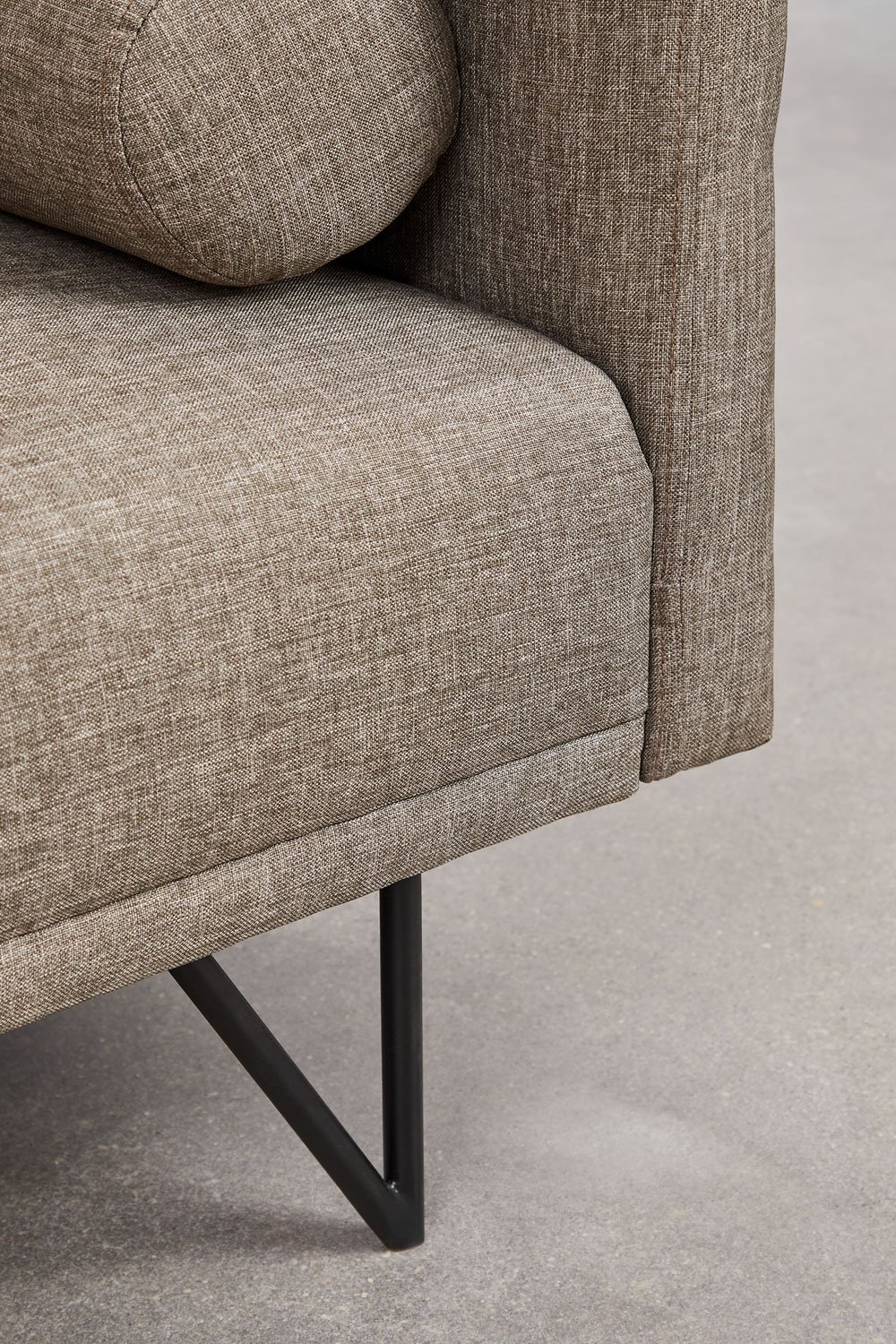 3-Sitzer-Liegesofa aus Jehrd-Stoff, Galeriebild 10